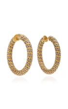 Vintage Georges L'enfant Gold Hoop Earrings