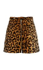 Moda Operandi Alix Of Bohemia Dolly Leopard Velvet Mini Skirt