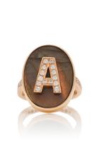 Carolina Bucci M'onogram Bespoke Pave Initial Ring