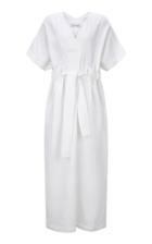 Moda Operandi Le17 Septembre Belted Wrap-effect Cotton Maxi Dress