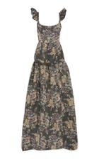 Markarian Exclusive Arabella Floral High-slit Gown