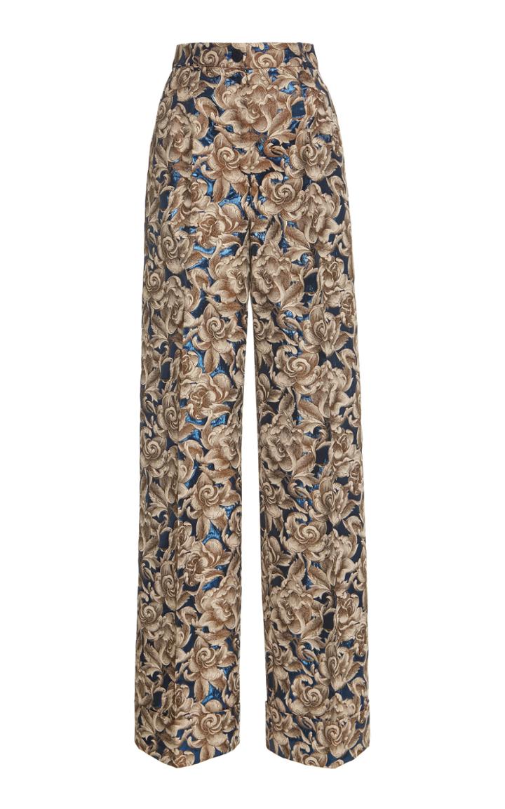 Dolce & Gabbana Jacquard High-rise Pants