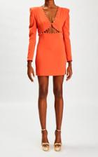 Moda Operandi Sergio Hudson Issa Cutout Crepe Mini Dress