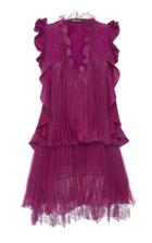 Roberto Cavalli Ruffled Sleeveless Day Dress