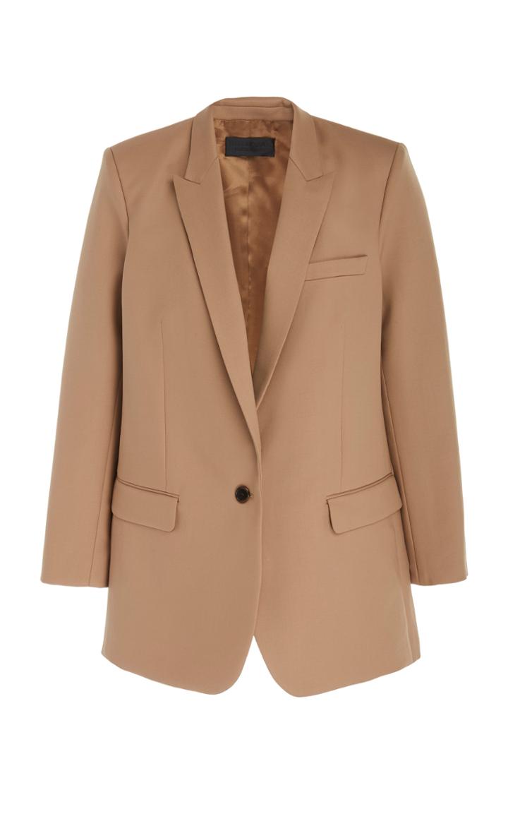 Nili Lotan Diane Longline Wool-blend Blazer