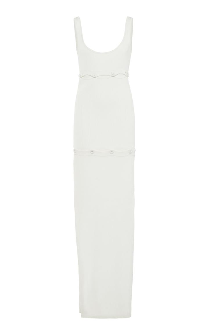 Christopher Esber Deconstructed Ribbed-knit Tank Dress