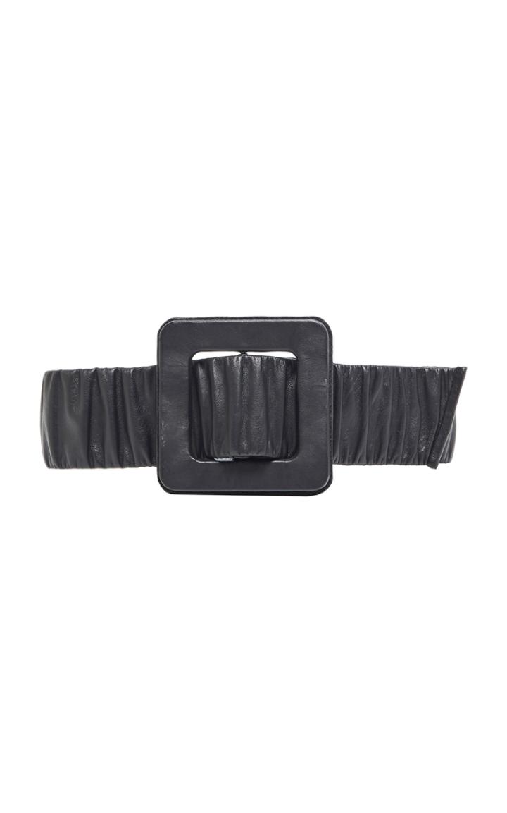 Moda Operandi Johanna Ortiz Contended Disorder Ruched Leather Belt Size: S