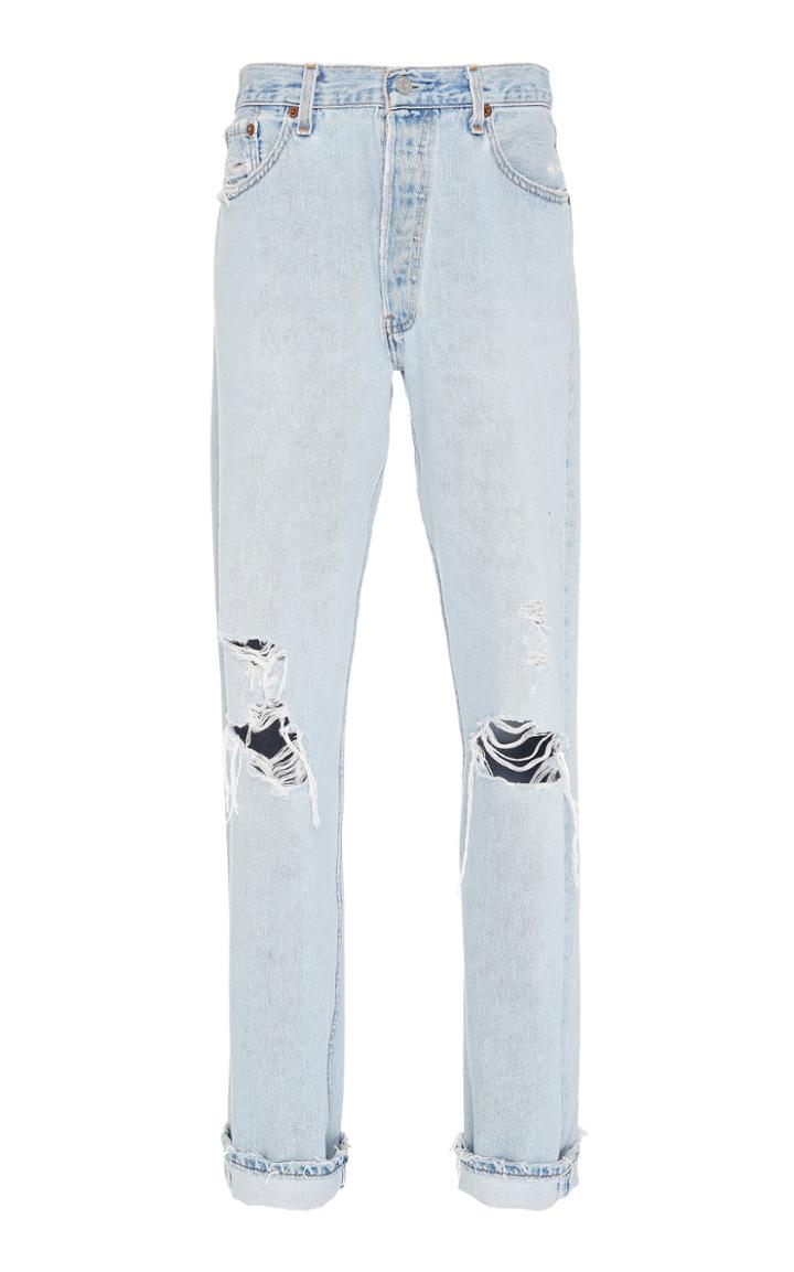 Re/done 90's High-rise Straight-leg Jeans