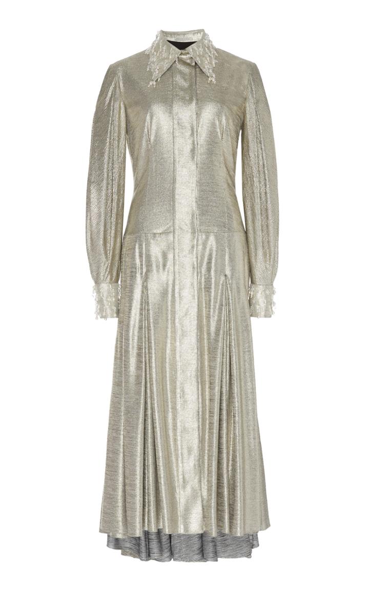 Emilia Wickstead Marika Metallic Dress