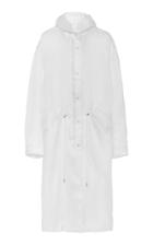 Moda Operandi Helmut Lang Silk Organza Hooded Parka Size: Xs
