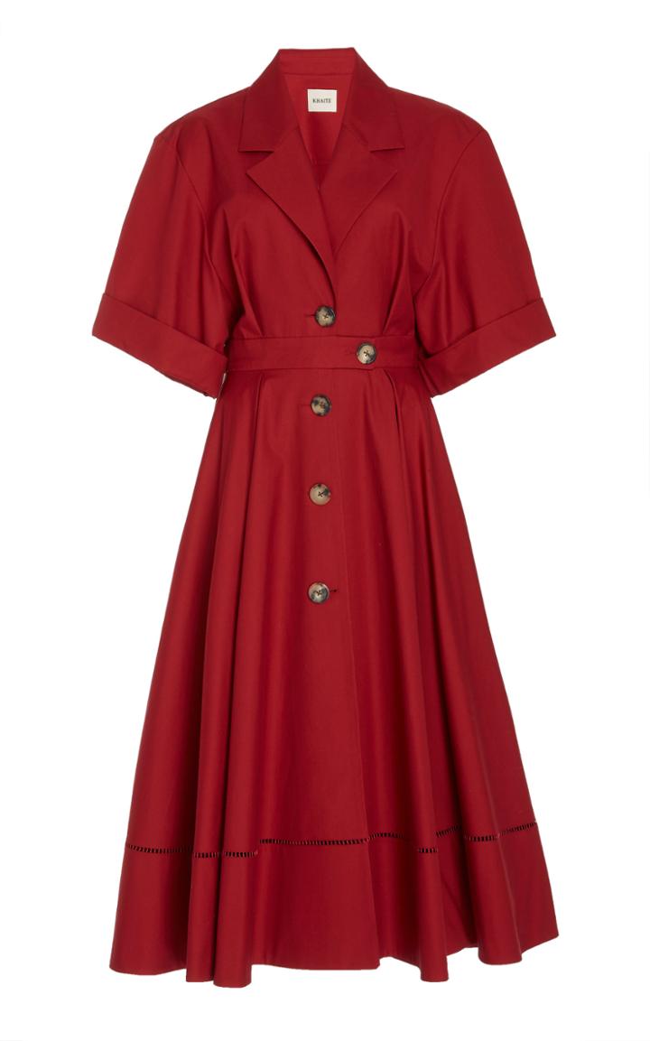 Khaite Chloe A-line Cotton Dress Size: 0