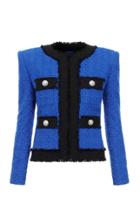 Moda Operandi Balmain Contrast-trim Tweed Jacket Size: 34