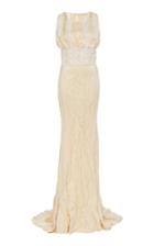 Brock Collection Octavia Lace-paneled Taffeta Gown