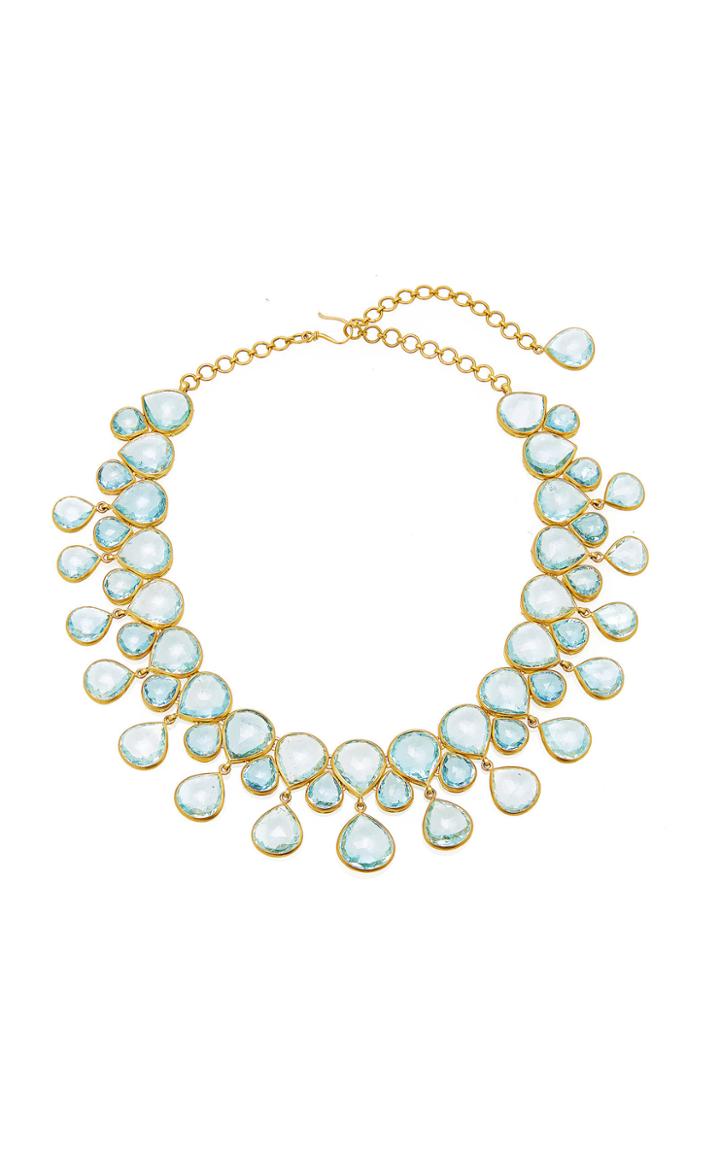 Munnu The Gem Palace Aquamarine Collar Necklace