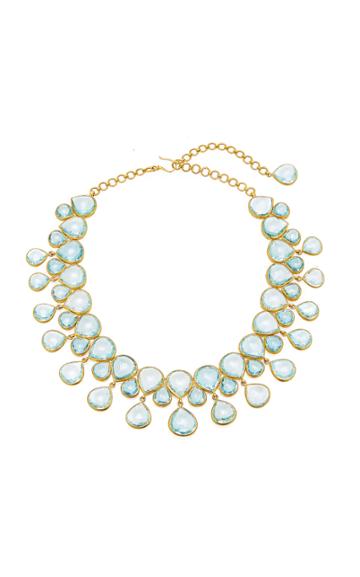 Munnu The Gem Palace Aquamarine Collar Necklace