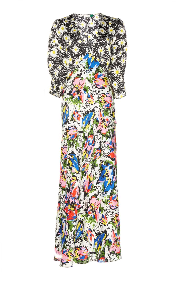 Rixo London Zadie Silk Satin Dress