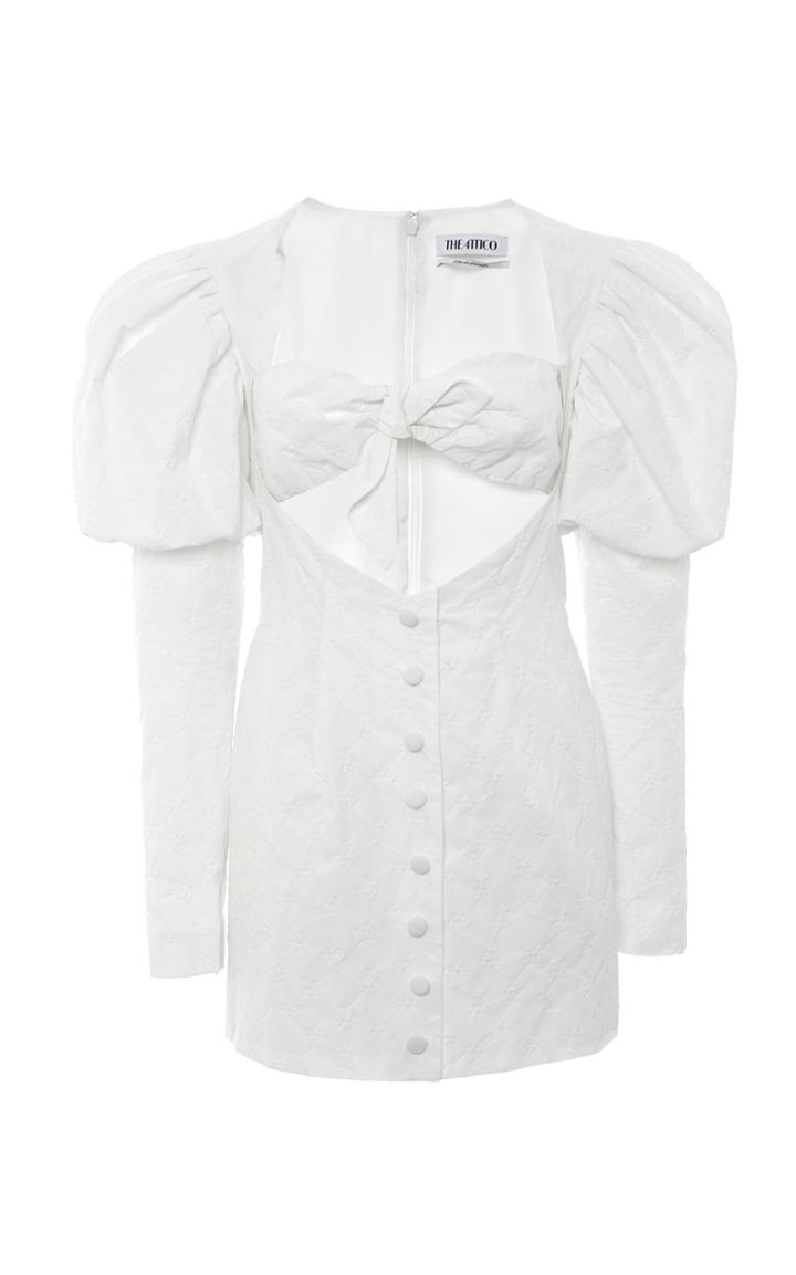 Moda Operandi Attico Cutout Cotton-blend Dress Size: 36
