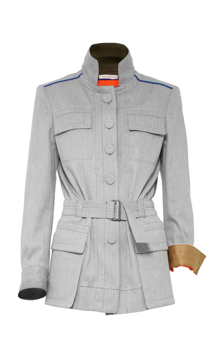 Mafalda Von Hessen Elastic Waist Sahariana Jacket