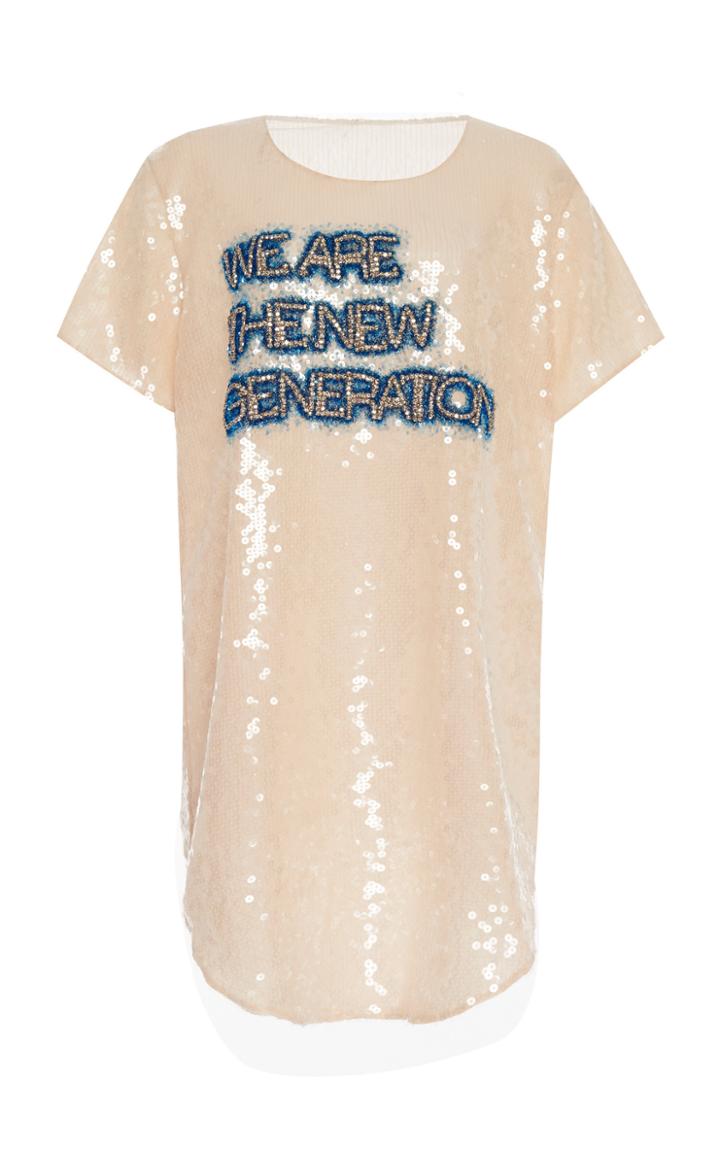 Balmain Sequined Graphic T-shirt