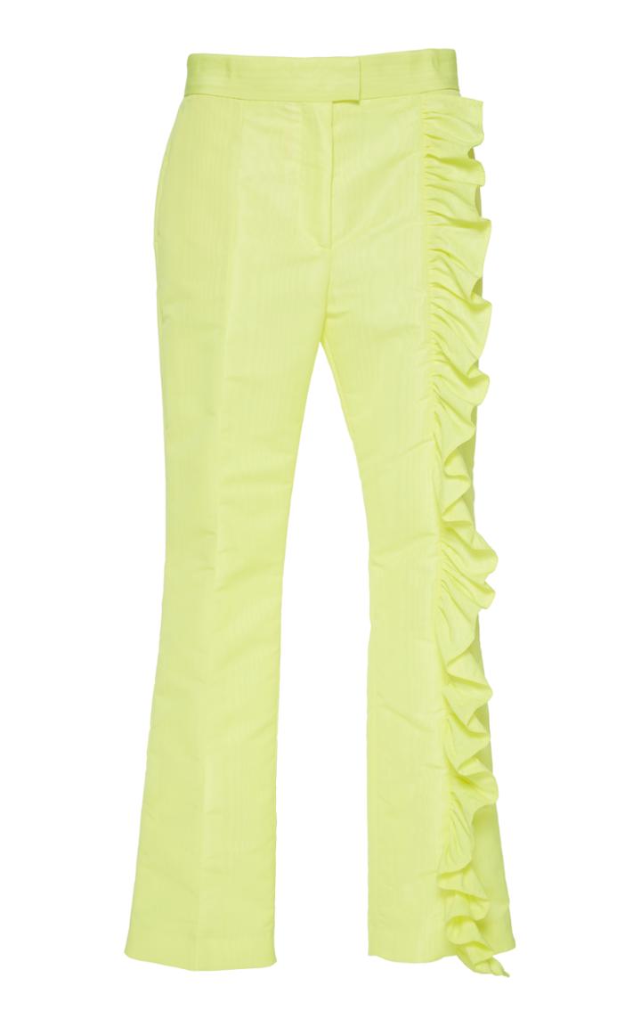 Msgm Asymmetrical Ruffle Pant