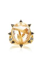 M.spalten 18k Gold And Multi-stone Ring Size: 7.5