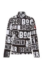 Bogner Sport Beline Logo-print Stretch-knit Turtleneck Top