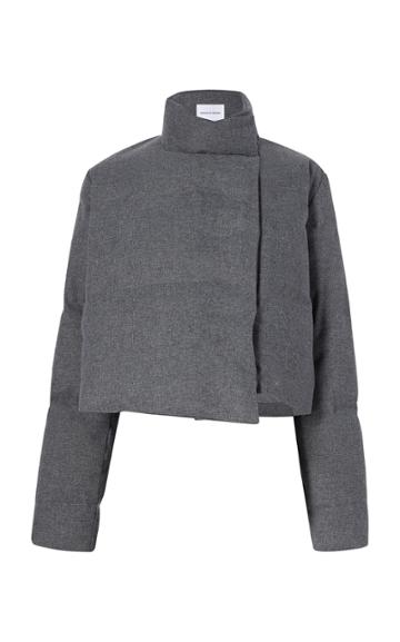 Michelle Waugh Khirma Cropped Shell Puffer
