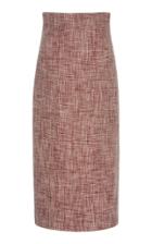Victoria Beckham Linen-blend Pencil Skirt