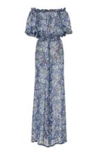 Moda Operandi Luisa Beccaria Printed Floral Jumpsuit Size: 36