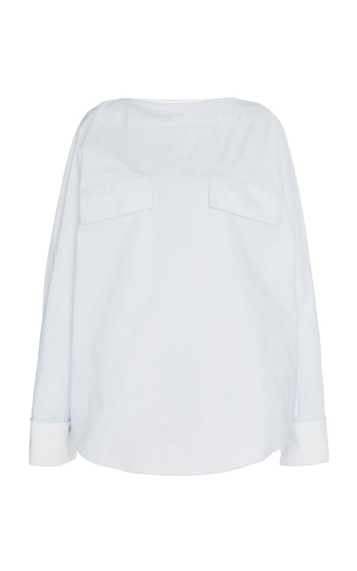 Moda Operandi David Koma Oversized Cuffed Shirt Size: 8