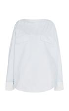 Moda Operandi David Koma Oversized Cuffed Shirt Size: 8