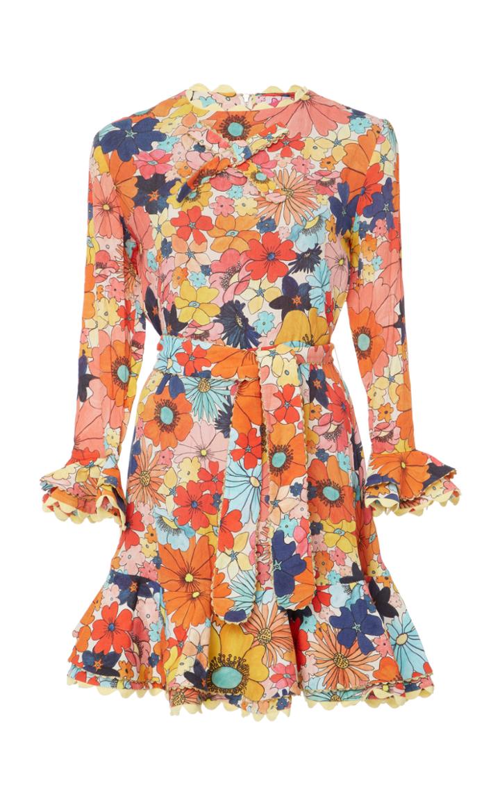 Celia B Clover Ruffle Mini Dress