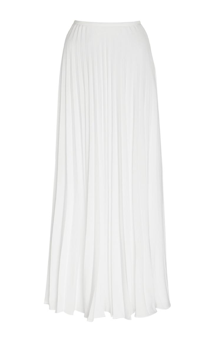 Noon By Noor Billie Pleated Chiffon Midi Skirt