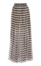 Elie Saab Printed Organza Skirt