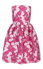 Malene Oddershede Bach Florid Strapless Dress