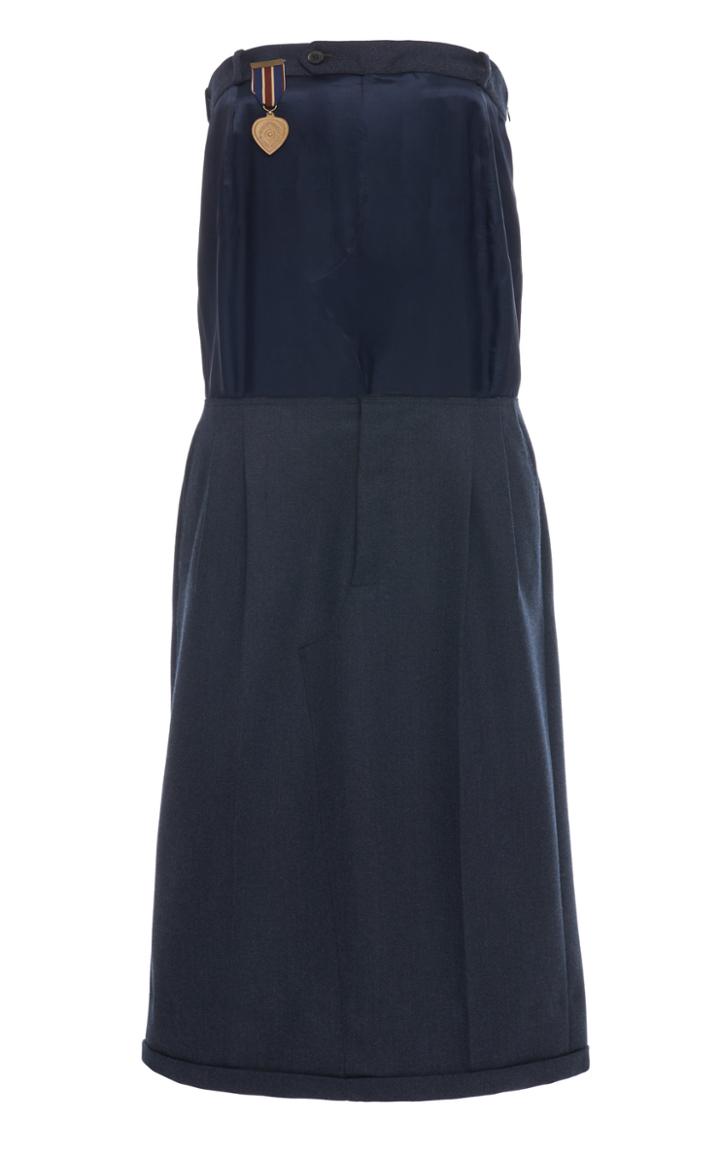 Moda Operandi Maison Margiela Strapless Wool Dress Size: 36