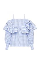 Flow The Label Off-the-shoulder Ruffle Top