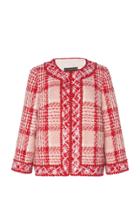 Andrew Gn Checked Tweed Jacket