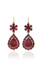 Simon Teakle Antique Garnet Earrings