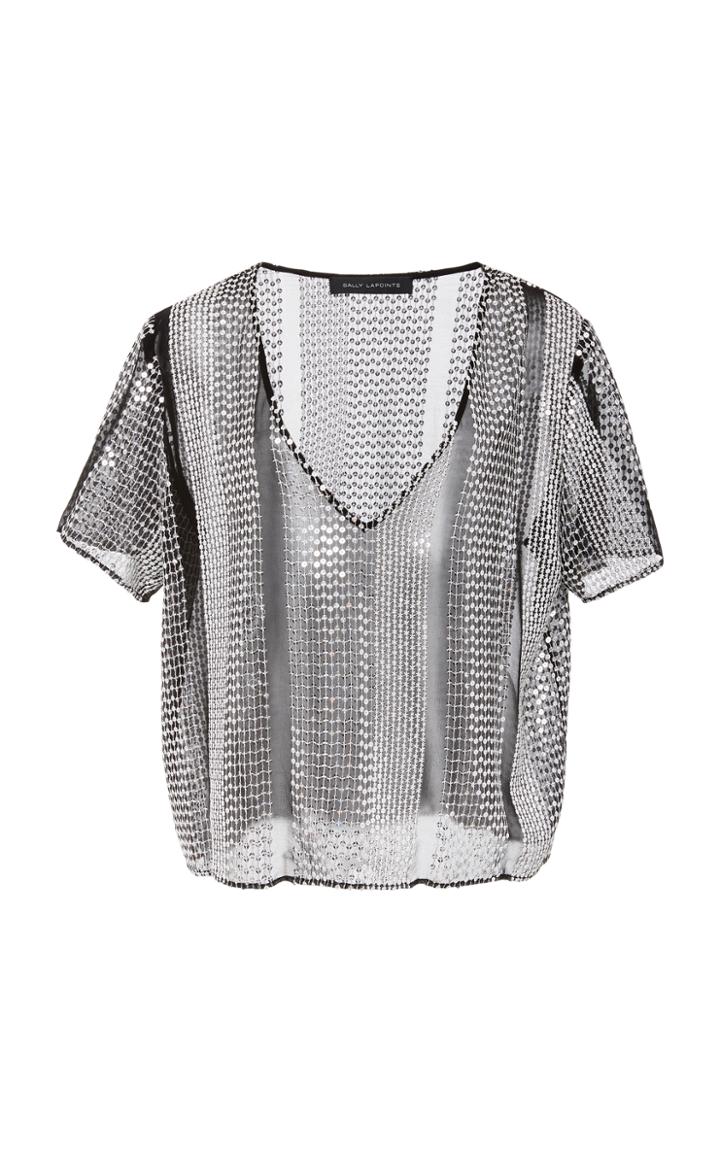 Sally Lapointe Sequin Box Tee