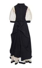 Moda Operandi Loewe Draped Cotton Dress Size: 34