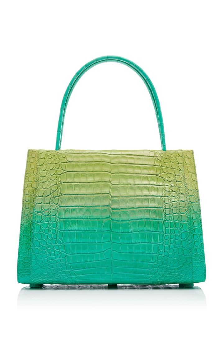 Nancy Gonzalez Gradient Crocodile Tote