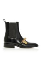 Givenchy Chain-embellished Leather Chelsea Boots