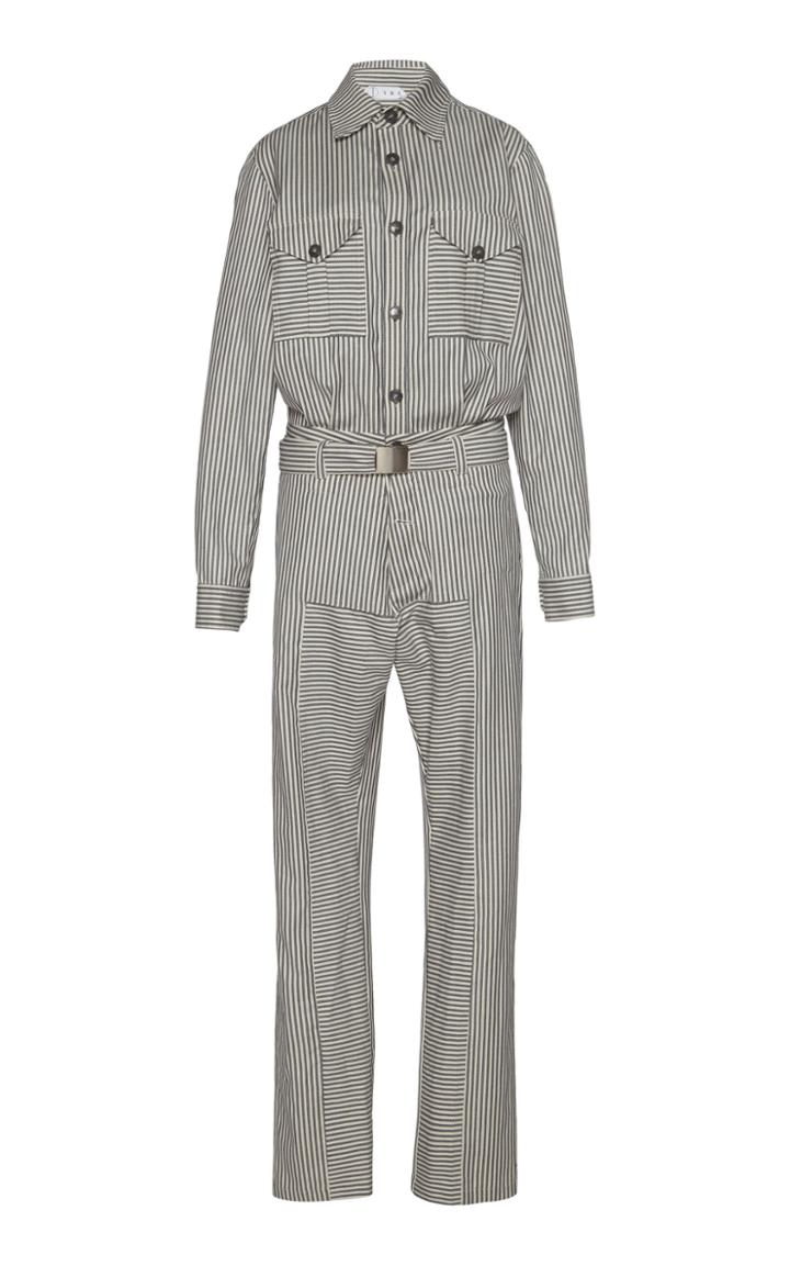 Tre By Natalie Ratabesi Frankie Cotton-twill Jumpsuit