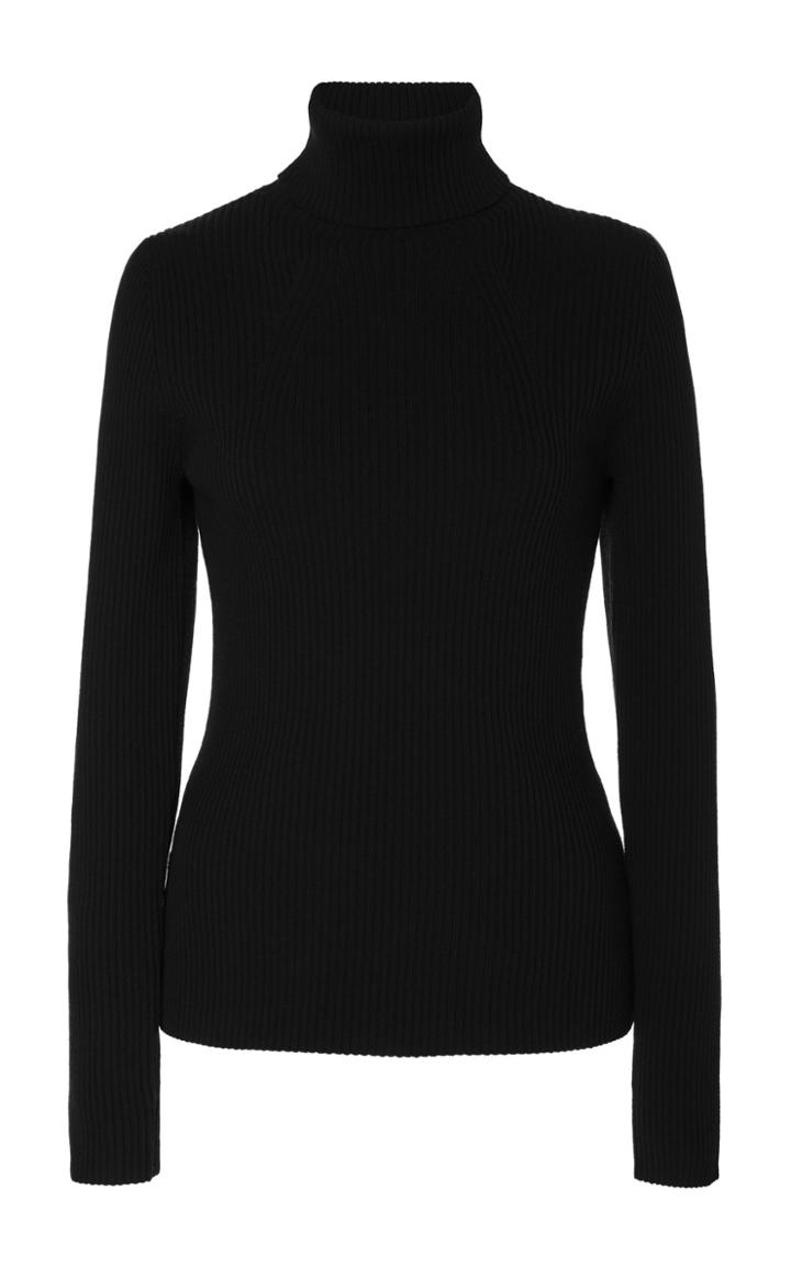 3.1 Phillip Lim Long-sleeve Rib-knit Turtleneck Top