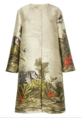 Alberta Ferretti Specialorder-printed Long Jacket-ms