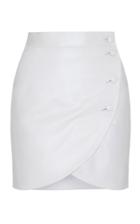 Moda Operandi Matriel Waxed Cotton Tulip Mini Skirt