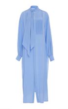 Pyer Moss Long-sleeve Silk Tuxedo Shirt