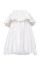 Leal Daccarett Perlas Off-the-shoulder Silk Mini Dress