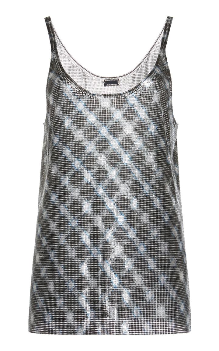 Paco Rabanne Metallic Chain-link Tank Top